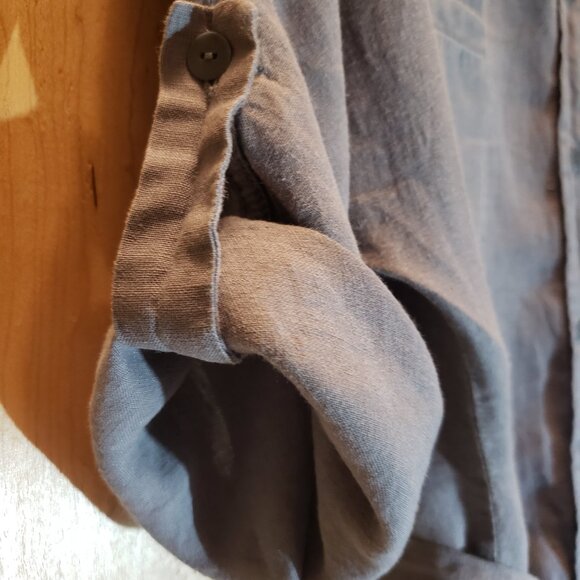 Eileen Fisher Organic Linen Shirt Dress with Belt - Picture 3 of 11